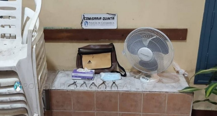 Atraparon a dos menores que entraron a robar a una escuela