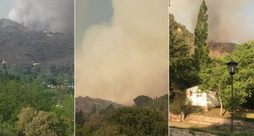 Fuego sin tregua: combaten varios focos y hay evacuados