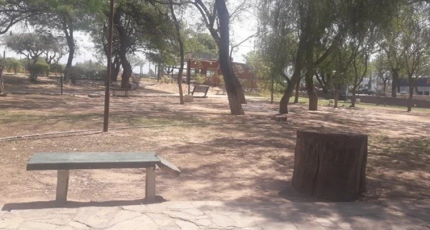 Vecinos del sector denunciaron el abandono y la falta de mantenimiento de la Plaza del Aborigen