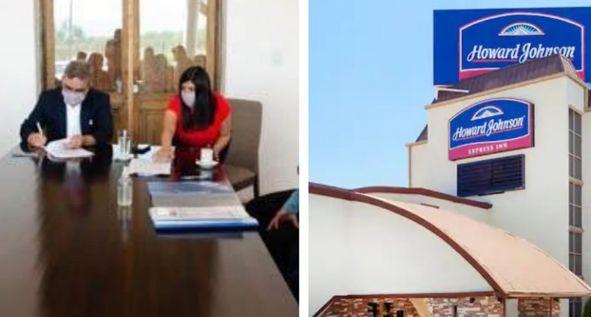  Firma de convenio para construir un nuevo Howard Johnson en el Predio Ferial 