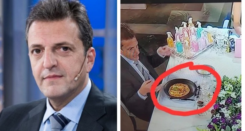 ¿Mensaje subliminal? El postre que Juana Viale le sirvió a Sergio Massa fue tendencia en las redes
