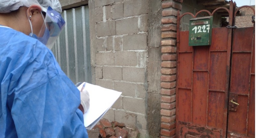 Búsqueda activa de sintomáticos y febriles