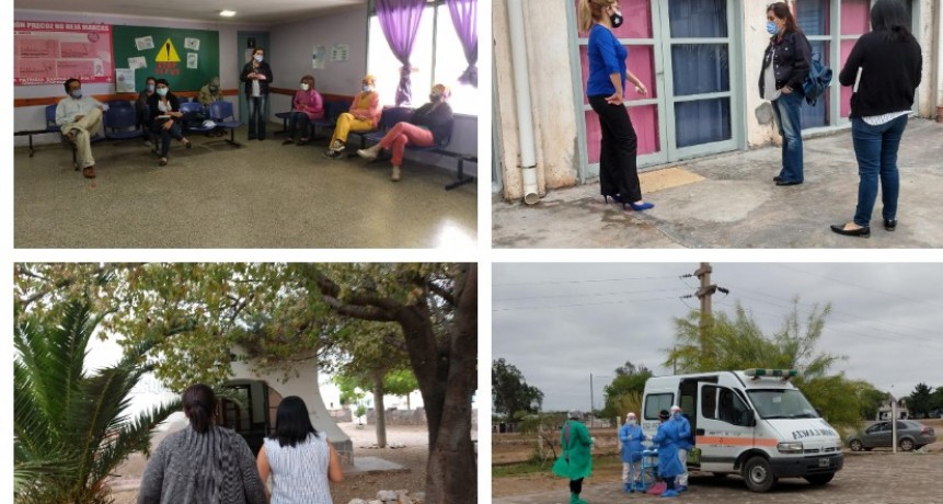 Salud realiza tareas de bloqueo y análisis de casos en Recreo