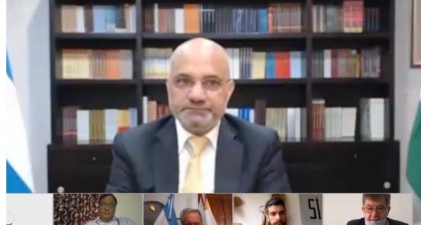 El Vicegobernador se reunió con el embajador de India 