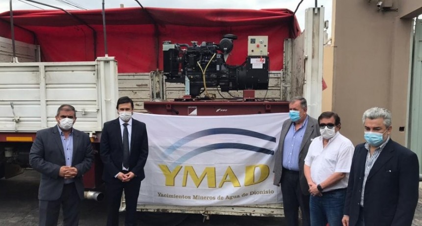 El Ministerio de Seguridad recibió la donación de un grupo electrógeno