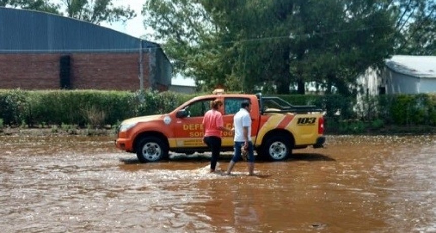 Fuerte temporal dejo viviendas inundadas en el Este Provincial