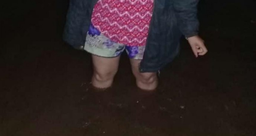 Tras las intensas lluvias la localidad de Lavalle est&aacute; inundada