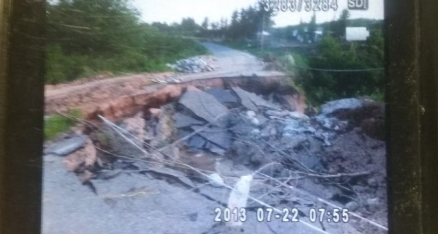 La entrada de Balcozna se parti&oacute; a la Mitad