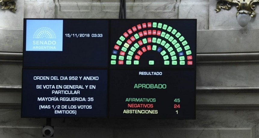 El Senado convirti&oacute; en ley el Presupuesto 2019 tras casi 14 horas de debate
