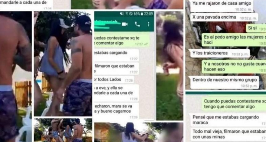 "Ya me rajaron de casa": los chats de los involucrados en la fiesta sexual