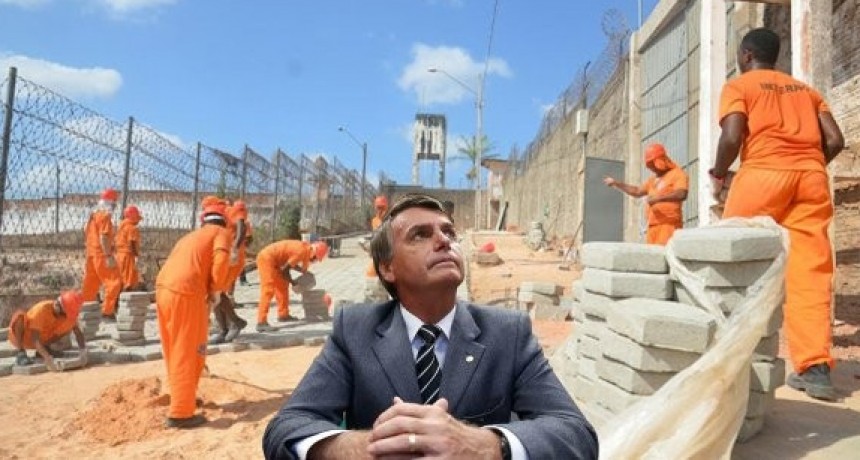 Bolsonaro quiere que los presos paguen con trabajo los gastos de mantenerlos