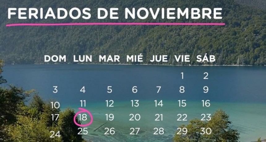 Cuáles son los feriados de noviembre