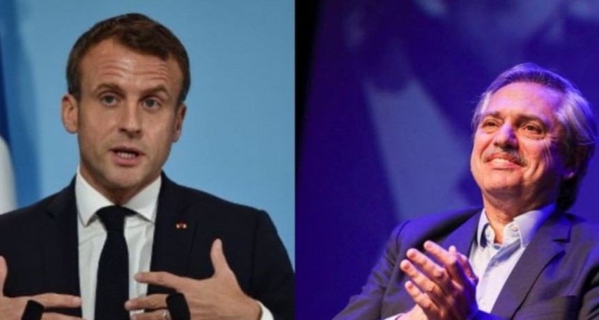 Macron llamó a A. Fernández: coincidieron en seguir desarrollando lazos comerciales