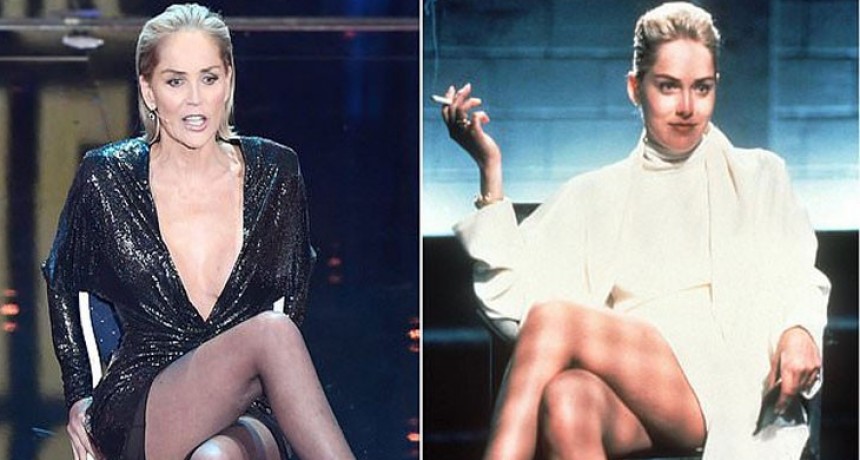 A los 61 años, Sharon Stone recreó la famosa escena de Bajos Instintos