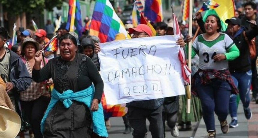 Marcha por la reivindicación de los símbolos indígenas