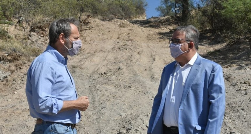 Jalil recorrió la reapertura del camino a la Quebrada de San Lorenzo y el nuevo dique La Florida