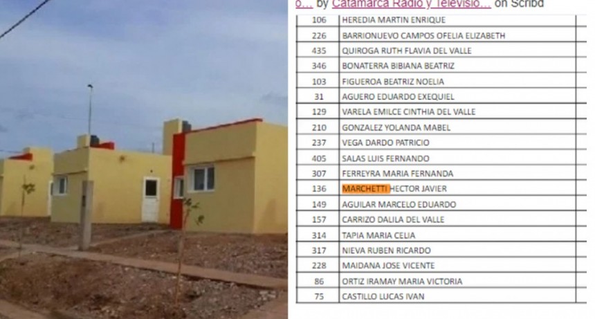 Funcionario de Desarrollo Social fue adjudicado con una vivienda