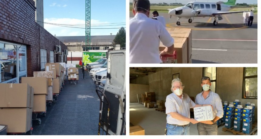 Nación envió más respiradores, bombas de infusión volumétrica, monitores multiparamétricos y equipos aerobox