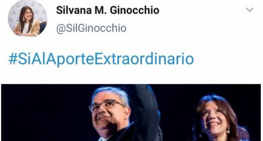 Ginocchio a favor del impuesto a las grandes fortunas