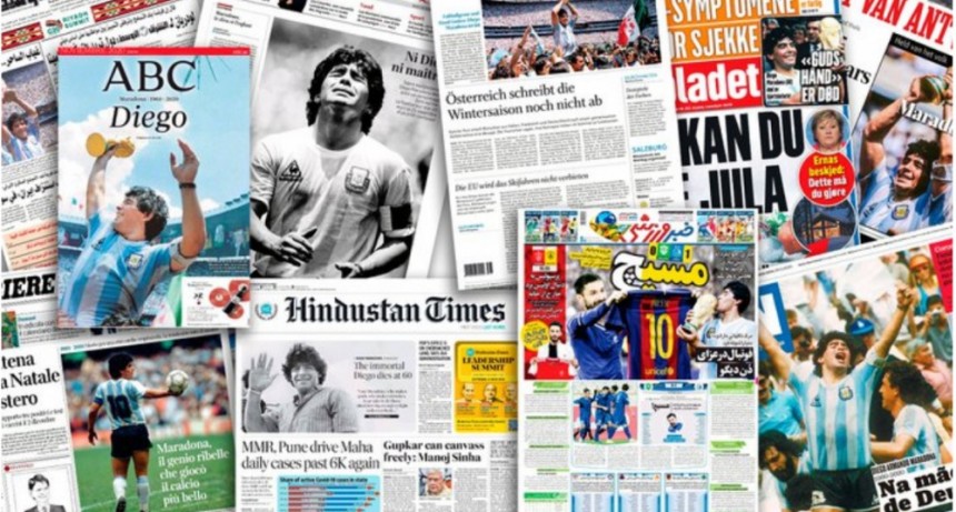 Así despidieron los diarios del mundo al ‘D10S’ del fútbol