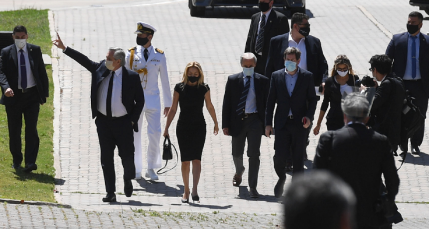 Alberto Fernández habló de los incidentes en la despedida de Maradona y los atribuyó a la “desesperación de algunos”