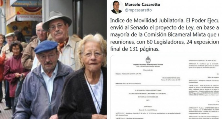 Jubilados: el primer ajuste del nuevo sistema descontará el aumento de diciembre