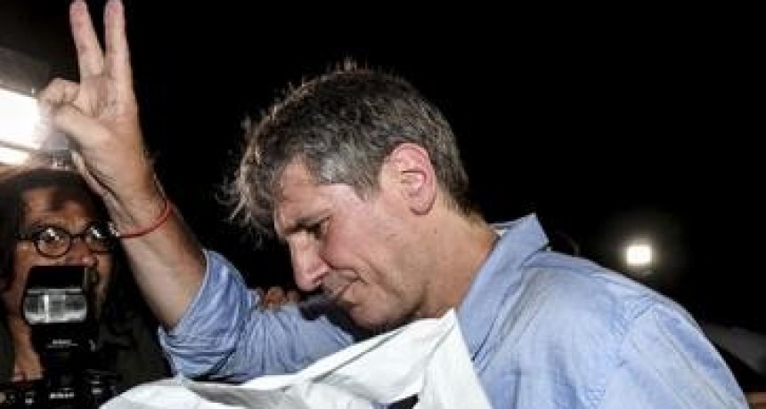 Boudou en libertad y con pulsera electr&oacute;nica