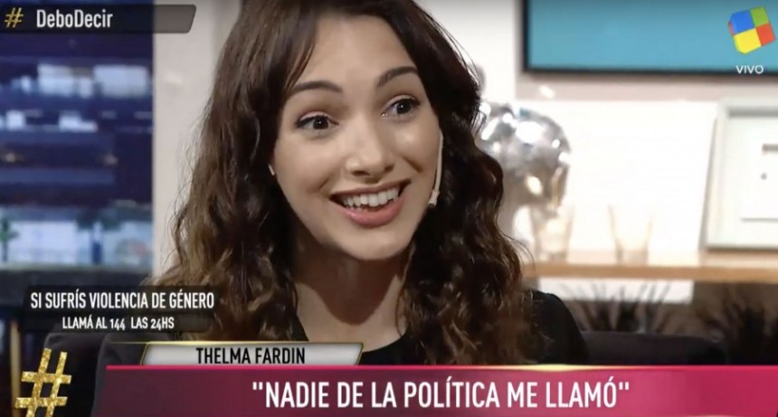 &iquest;La pol&iacute;tica le solt&oacute; la mano a Thelma Fard&iacute;n?: &ldquo;Nadie me llam&oacute;&rdquo;