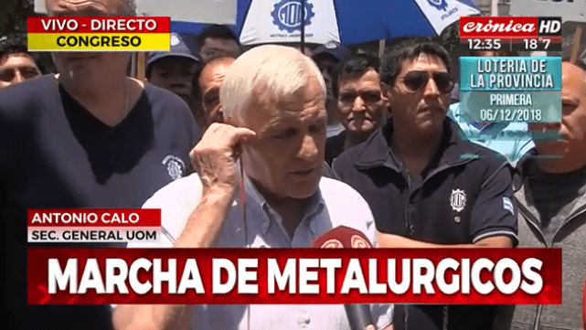 Antonio Cal&oacute;: "Queremos cubrir la canasta b&aacute;sica de los trabajadores"