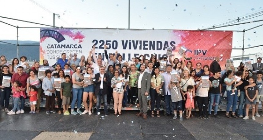 Al final de la gestión Corpacci entregó otras 251 viviendas