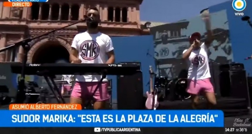 En plena Asunción de Fernández la Banda  La banda Sudor Marika generó polémica por la letra de sus canciones 