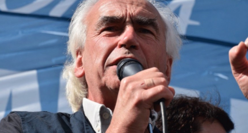 Peidro, de la CTAA, se pronunció contra el hambre y la miseria y dijo descreer de ciertas propuestas