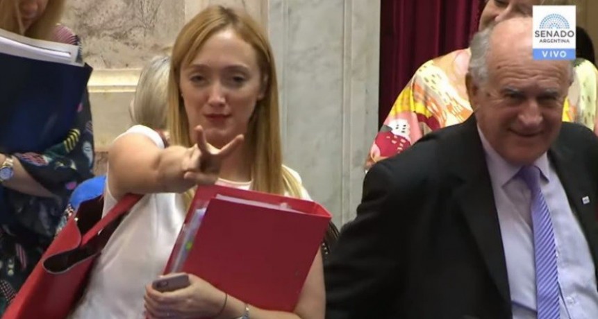 Los exabruptos de CFK y una senadora de La Cámpora al final de la sesión en el Congreso