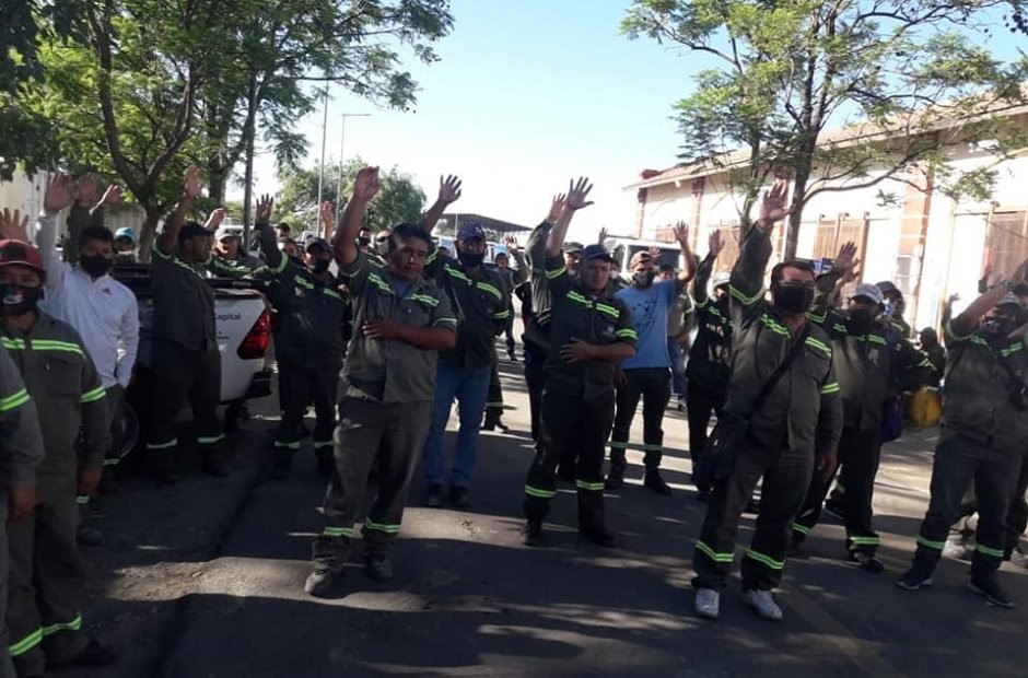 El SOEM volvió a manifestarse, con cortes de calles