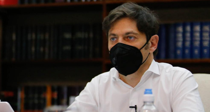 Axel Kicillof fue aislado por contacto estrecho con un caso de Covid-19 positivo
