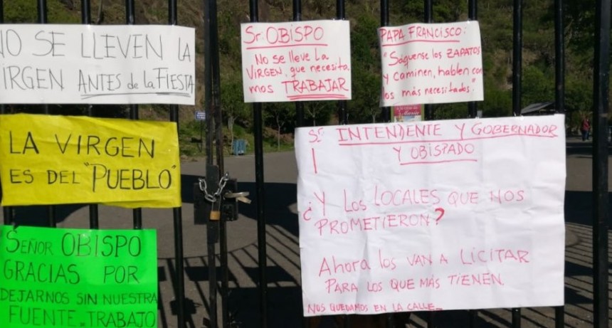 Malestar por el traslado de la Imagen de la Virgen del Valle que está en La Gruta