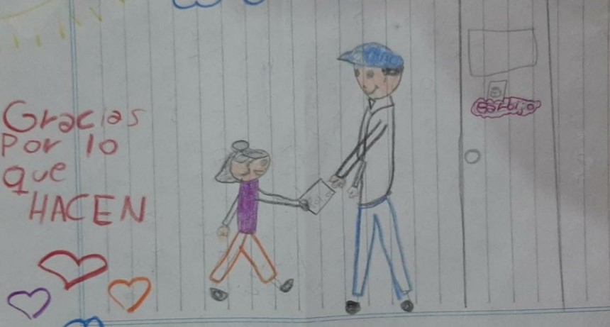 La tierna carta de Navidad de una niña a los policías de la provincia: “Gracias por lo que hacen”