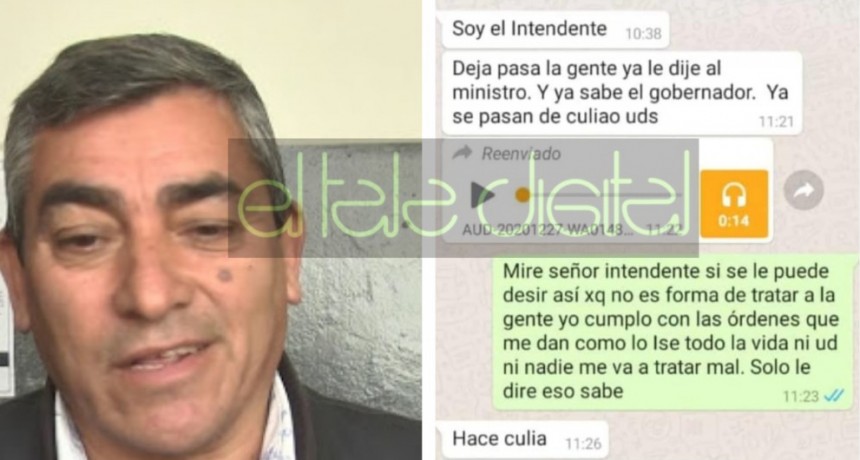 Otra de Elpidio: Deja pasar la gente ya sabe el ministro y el gobernador se pasan de cul.... ustedes