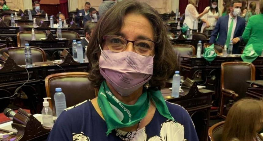 Corpacci celebró la aprobación de Ley del aborto: Es Ley.!!! Gracias!!!